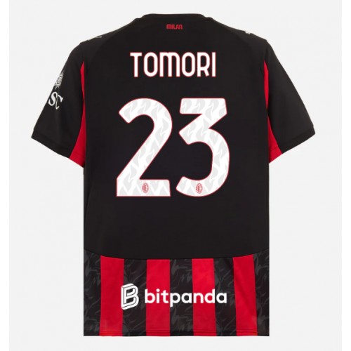AC Milan Fikayo Tomori #23 Replica Home Stadium Shirt 2025-26 Short Sleeve AC Milan Fikayo Tomori #23 Replica Home Stadium Shirt 2025-26 Short Sleeve